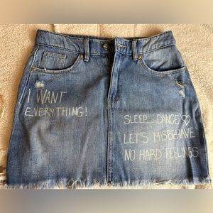 JEAN SKIRT DIVIDED
